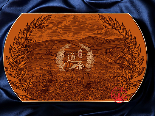 茶叶包装设计，茶叶版画