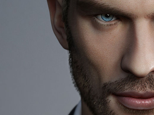 三维人物练习：艾德.斯克林（亡命速递4男主）