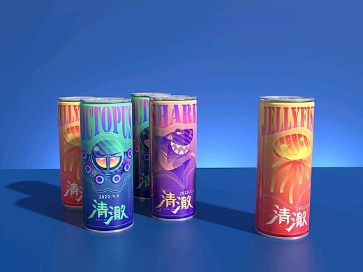 清澈能量饮料/包装设计