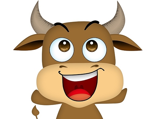 卡通牛  表情