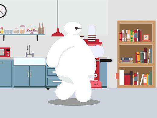 大白打黑走心了gif