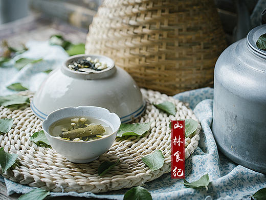 荷叶茉莉花茶