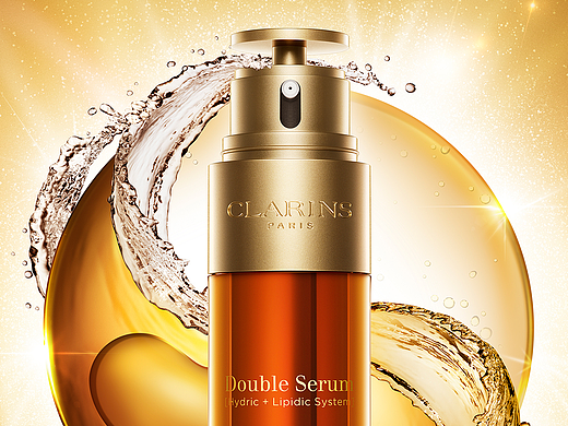 娇韵诗双萃焕活修护精华露  【化妆品修图】