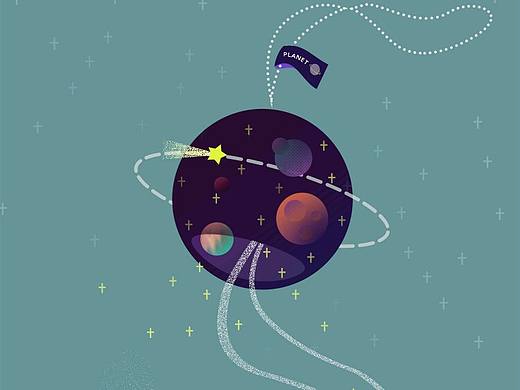 行星插画