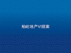 柏屹地产VI提案