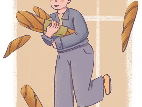 扁平轻肌理插画人物系列