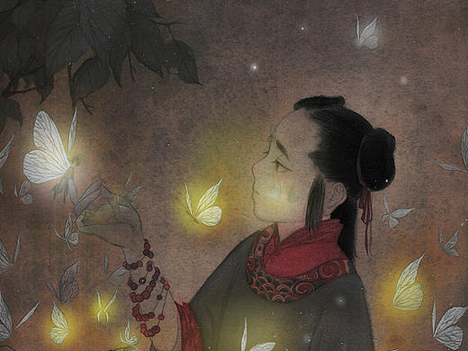 浮生物語(yǔ)之蝶（個(gè)人主頁(yè)-ZMTcwNjIyMzI=） - 商業(yè)插畫(huà) - 站酷設(shè)計(jì)師_安心_原創(chuàng)素材 - 站酷ZCOOL