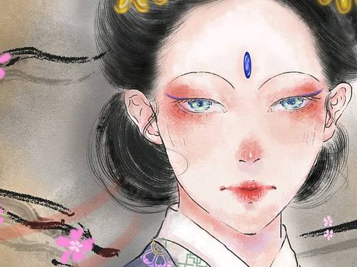 古风插画（个人主页-ZNTA1NTI2MDA=） - 创作习作 - 站酷设计师無琂ALin原创素材 - 站酷ZCOOL