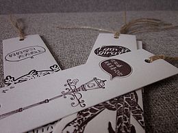 letterpress凸版书签