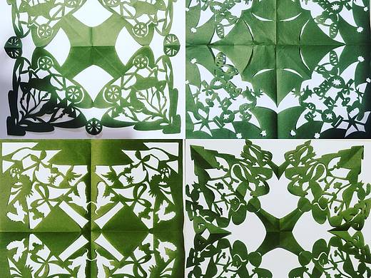 圣诞特辑—剪纸插画创作