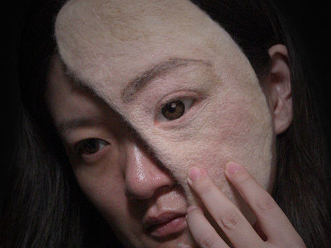 颜 羊毛毡面具