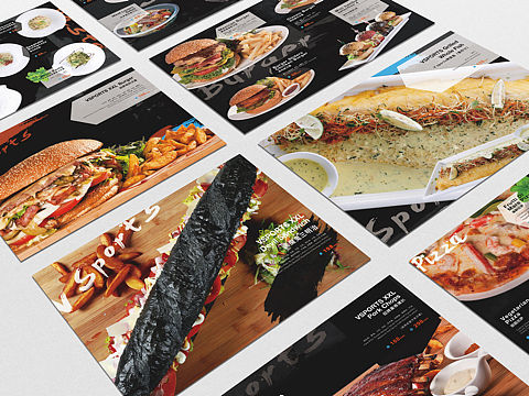 商业菜单版式设计