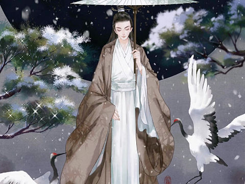 皓衣行-罗云熙。（个人主页-ZNDQ2NDU0OTI=） - 艺术插画 - 站酷设计师罔梅笙原创素材 - 站酷ZCOOL