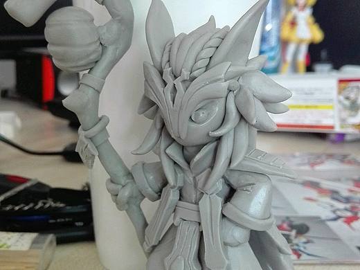 手工制作油泥作品鬼谷子