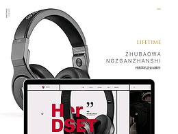 纯音耳机企业站包装