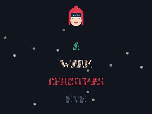A Warm Christmas Eve（个人主页-ZMTQ0OTAxMDA=） - 主题/皮肤 - 站酷设计师司哩司哩原创素材 - 站酷ZCOOL
