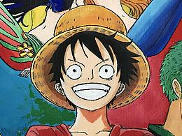 路飛——臨摹水粉畫