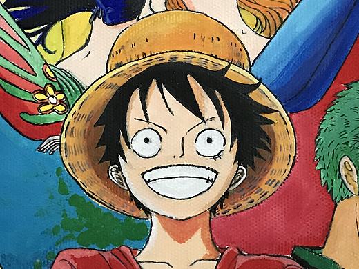 路飞——临摹水粉画（个人主页-ZMjAxOTc0NDg=） - 创作习作 - 站酷设计师飞奔的大长腿儿原创素材 - 站酷ZCOOL