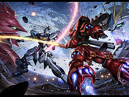 【画的一些高达】牛高达VS沙扎比