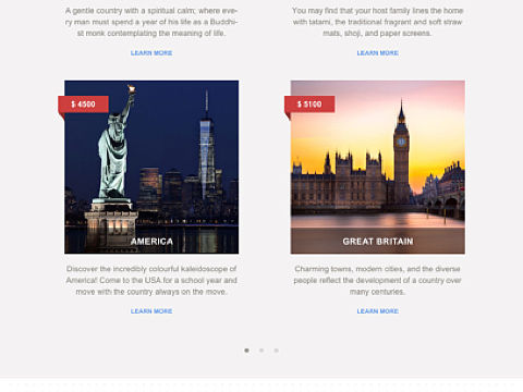 EXCHANGE YEAR WEBSITE DESIGN