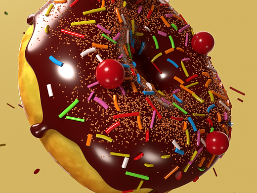 甜甜圈blender（个人主页-ZNjMzOTE2NDA=） - 创作习作 - 站酷设计师Nin019原创素材 - 站酷ZCOOL