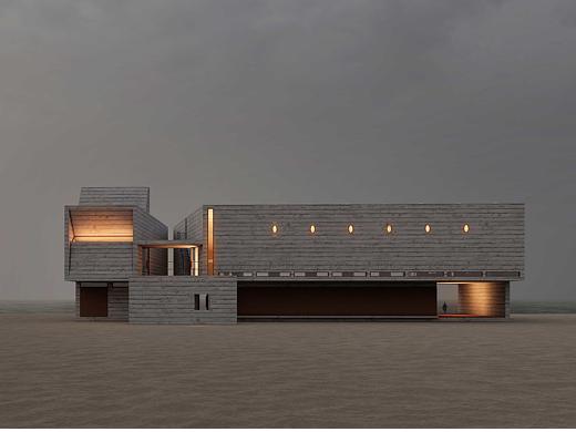 海边图书馆 lumion渲染  建筑师董功