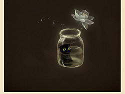 一组插画，换个风格，每日一猫～