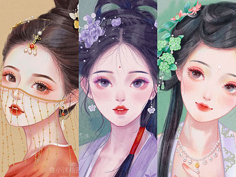 iPad古风练习，三大美人你pick哪一个[z动心]