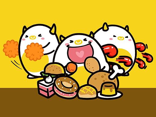 同道大叔十二星座微信表情——金牛、双子、巨蟹、狮子