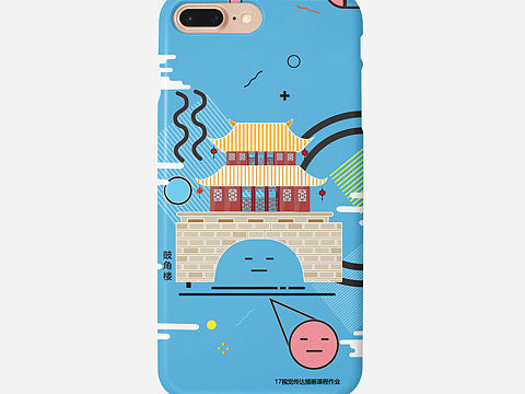 手机壳插画