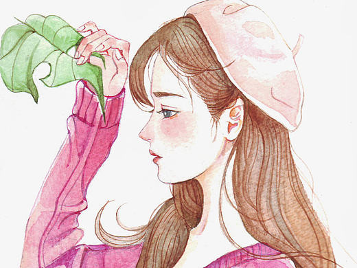 一组水彩画