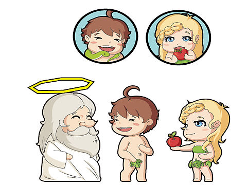 米开朗基罗展画的小人儿