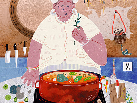 冬陰功（個人主頁-ZNDMwODg5Njg=） - 兒童插畫 - 站酷設計師阿蚌Boom原創(chuàng)素材 - 站酷ZCOOL