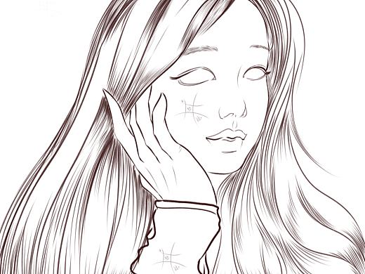 我来交作业啦（个人主页-ZNTE0MzcyODg=） - 绘画 - 站酷设计师丛娘儿原创素材 - 站酷ZCOOL