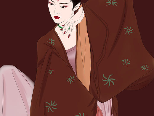 新年美人（个人主页-ZMzMyMTg4Njg=） - 创作习作 - 站酷设计师Tanghey原创素材 - 站酷ZCOOL