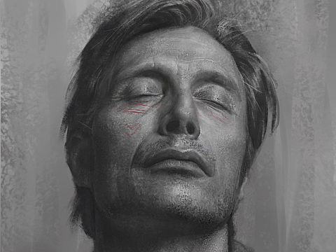 素描头像（带过程）