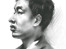 素描头像