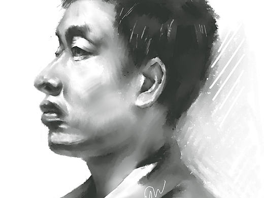 素描头像
