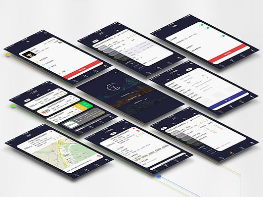 建筑工程 管理 APP UI 界面 设计 GUI