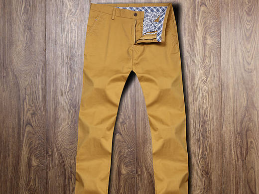 男裤木板平铺静物拍摄 淘宝男装模特拍照 淘宝拍照