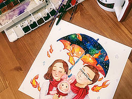 水彩人像 合集 Hohoilam