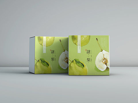 原创：手绘水果（谜梨）包装设计