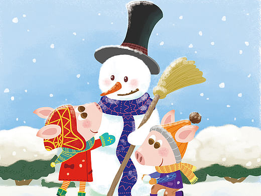 小猪日常（个人主页-ZMjIzMTIyMzY=） - 儿童插画 - 站酷设计师贝乐原创素材 - 站酷ZCOOL