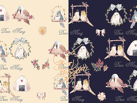 Lolita 柄圖-花與肥啾（個人主頁-ZMzY5MDE5NDg=） - 其他服裝 - 站酷設計師啊啦啦com原創(chuàng)素材 - 站酷ZCOOL