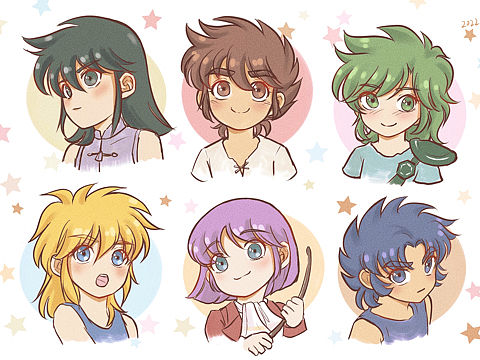 Saintseiya 同人板绘