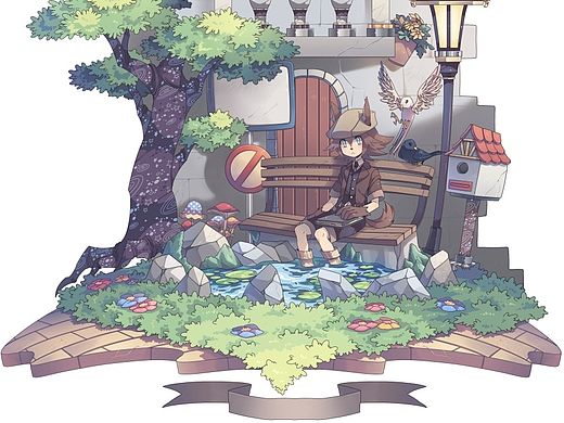原创场景赛璐璐上色（上） 