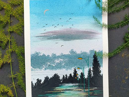 风景写生