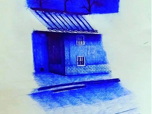 圓珠筆畫（個人主頁-ZMjgxMTAxMzY=） - 繪畫 - 站酷設(shè)計師小天手繪原創(chuàng)素材 - 站酷ZCOOL