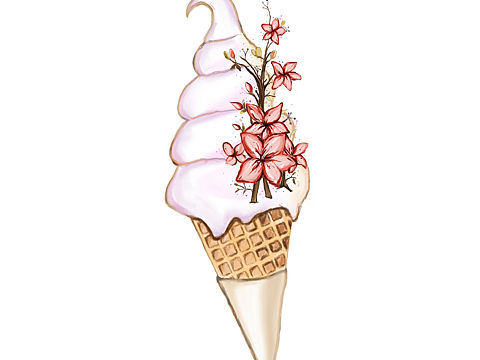 樱花冰淇淋🍦
