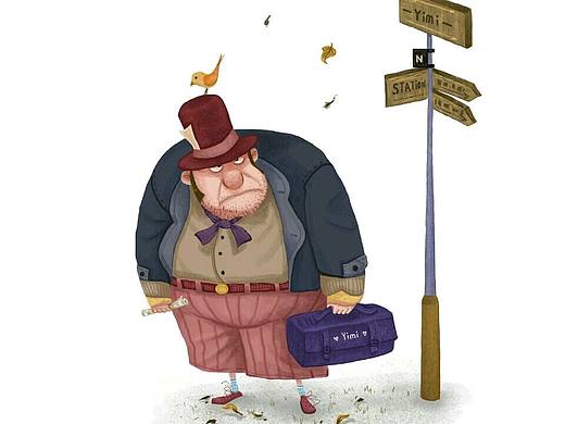 Waiting（个人主页-ZMjM0MjQ5Mjg=） - 儿童插画 - 站酷设计师蚂蚁Yimi原创素材 - 站酷ZCOOL